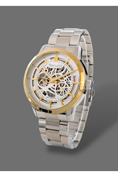 Ferrucci HDSFC03232OM.04 Çelik Kordon Fonksiyonları Aktif Otomatik Erkek Kol Saati