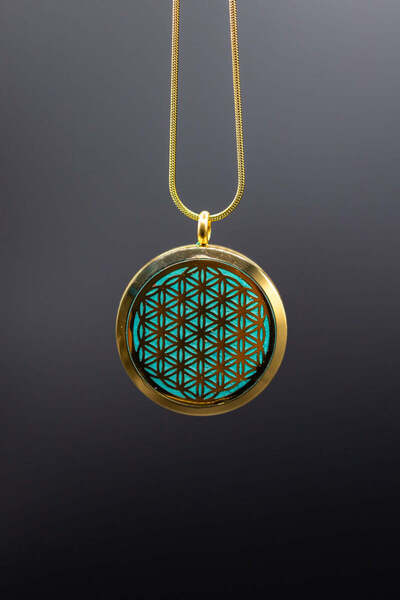 Plasma thor Pandantiv Plasmatic PlasmaThor 5G/EMF - Floarea Vieții - Verde