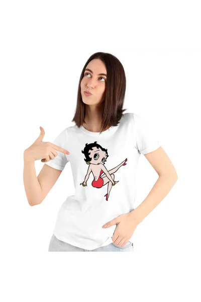 OEM Tricou Femei Betty Boop Desene Animate Cartoon