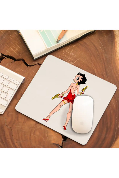 OEM Mousepad Betty Boop Mafioata Bonnie Clyde