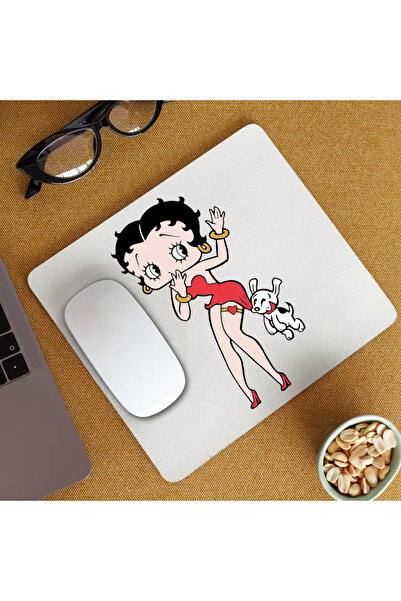 OEM Mousepad Betty Boop Puppy Poodle Valentines Day