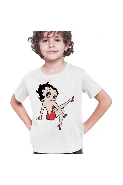 OEM Tricou Copii Baieti Betty Boop Desene Animate Cartoon