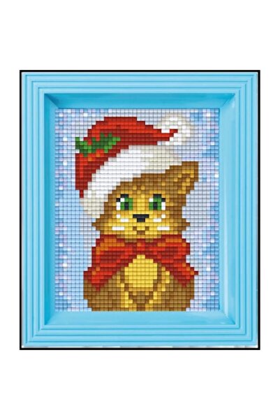 Pixelhobby Set Creativ Pixel Hobby, Pisica cu palarie, 40 x 50 pixeli, Multic...