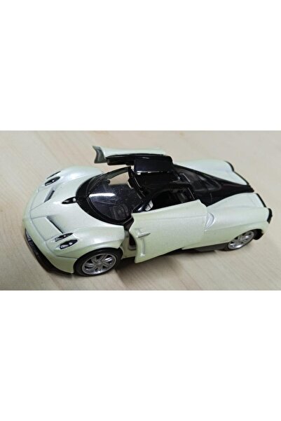 WELLY Toy Metal Model Car 1/36 Pull Back Beige Pagani Huayra