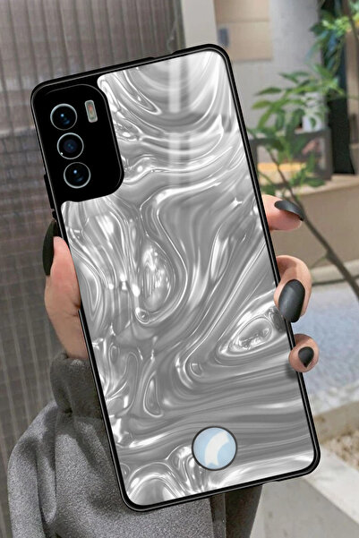 Reeder S19 Max Pro S Uyumlu Beyaz Tasarımlı Glossy Premium Kılıf