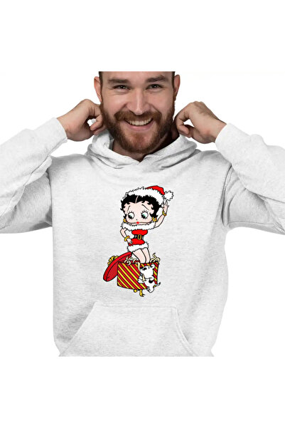 OEM Hanorac Barbati Betty Boop Craciunita Mos Craciun