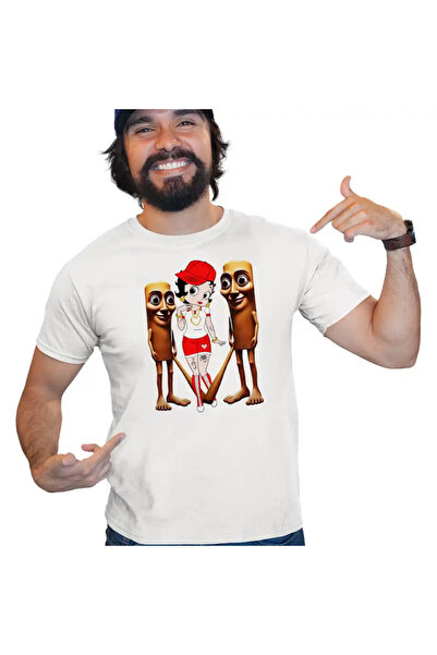 OEM Tricou Barbati Betty Boop Tung Sahur Italian Brainrot