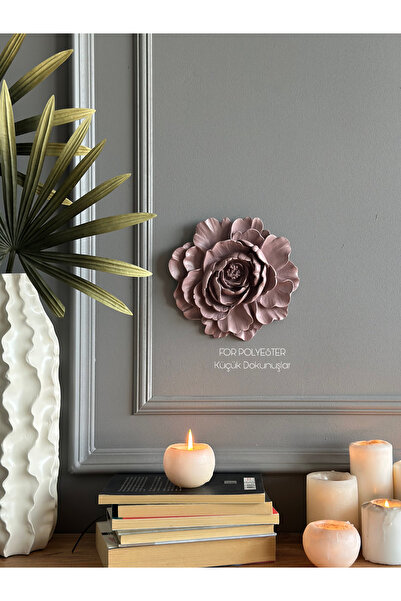 Wall Accessory Single Pink Flower Trinket/Wall Combination/Home-Office Decoration