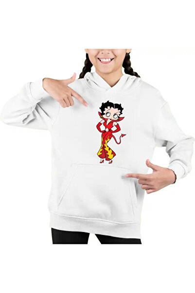 OEM Hanorac Copii Fete Betty Boop Diavolita Satan Diavol Iad