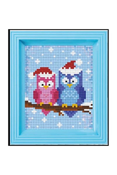 Pixelhobby Set Premium – Bufnite, 40 x 50 pixeli, Multicolor | Kit mozaic pen...