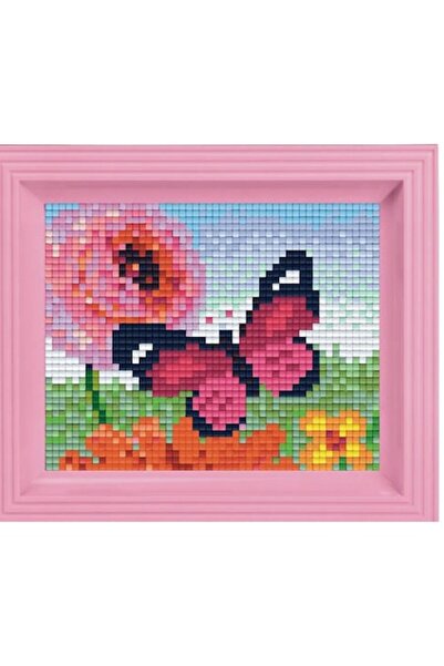 Pixelhobby Set Creativ Pixel Hobby, Fluture si Flori, 40 x 50 pixeli, Multicolor