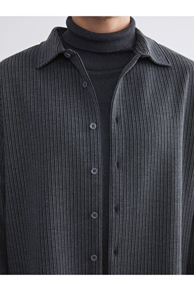 LC Waikiki LCW Vision Rahat Kalıp Uzun Kollu Erkek Gömlek