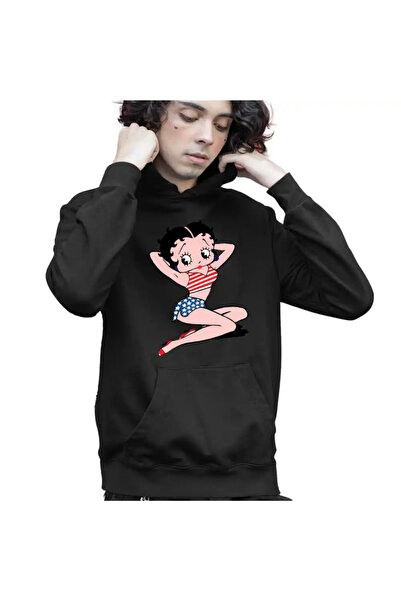 OEM Παιδικό Φούτερ για Αγόρια Betty Boop America USA