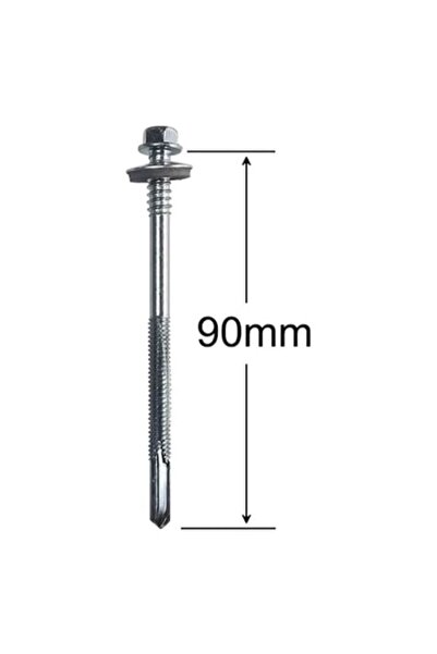 OEM Set 50 buc. Șuruburi pentru panouri sandwich 6,3/5,5×90 mm galvanizate