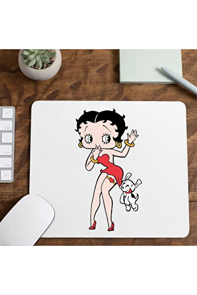 OEM Mousepad Betty Boop Puppy Poodle Valentines Day