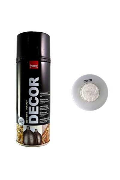 beorol Ακρυλικό χρώμα σε σπρέι Deco Silver, Ασημί 400ml