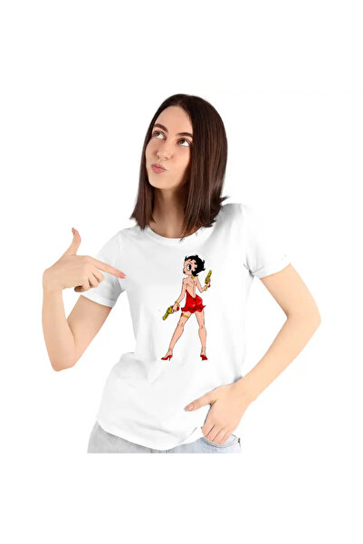 OEM Tricou Femei Betty Boop Mafioata Bonnie Clyde