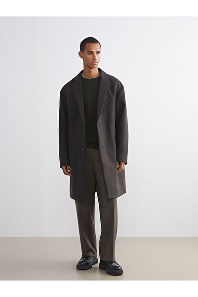 LC Waikiki LCW Vision Standart Kalıp Erkek Kaşe Kaban