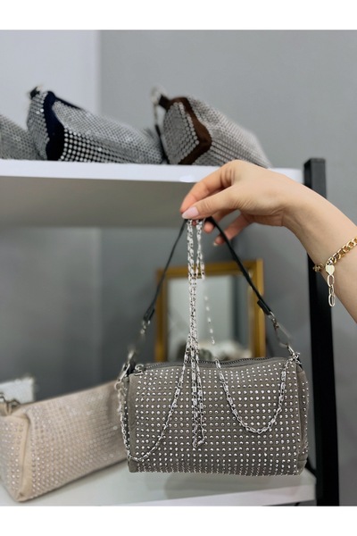 SERA Kadın Taşlı El ve Omuz Çanta