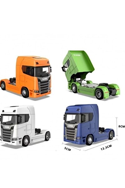 Bundera Metal Truck with Lights and Sound Pull and Drop Metal Truck Head Toy