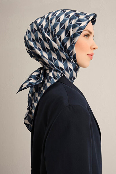 Armine Eșarfă din mătase pură Sura cu modele geometrice - 9309 87