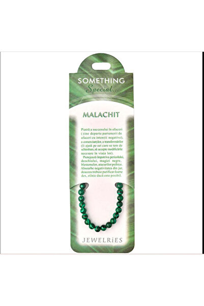 OEM Malachite Bracelet Set with Personalized Card — Stone for Business Success