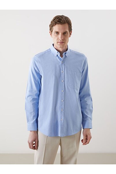 LC Waikiki LCWAIKIKI Classic Regular Fit Long Sleeve Oxford Men's Shirt