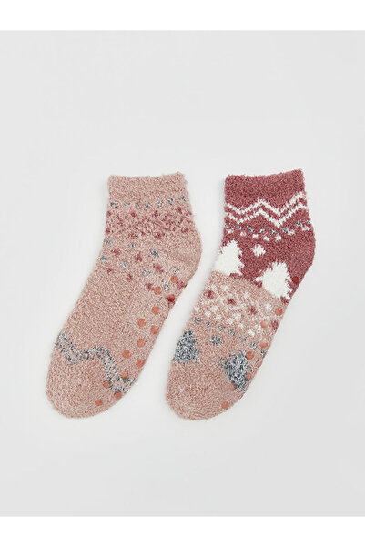 LC Waikiki Quality Parts Motif Non-Slip Sole Women's Home Socks from Çelebi S...