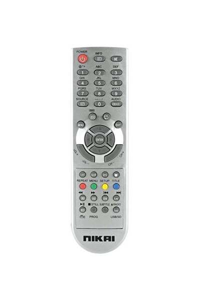 Generic Remote Control For Nikai TV Silver