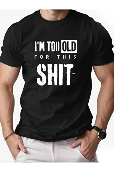 4desire.ro Tricou barbati I'M TOO OLD Ink, Classic Regular Fit, Bumbac 100%, Vegan Approved