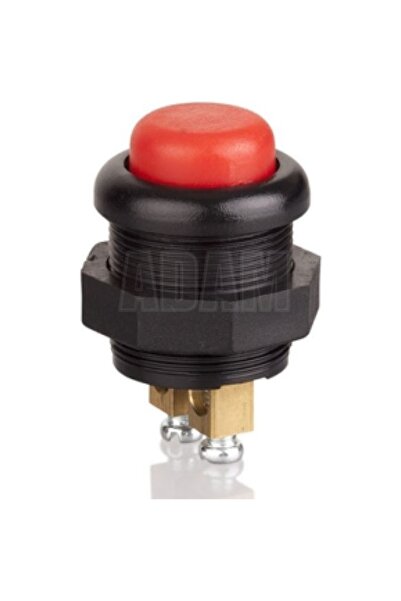 Genel Markalar Kırmızı Marş Korna Butonu Elo Vidalı Terminal Gümüş Kontaklı