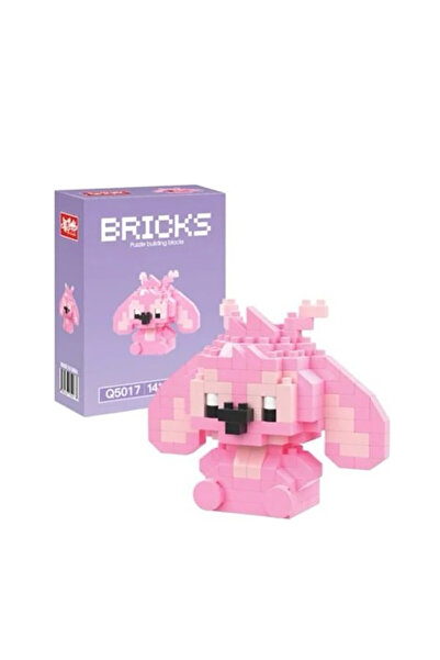repro design Angel Mini Blok Oyuncak – Pembe Mikro Yapı Oyuncak Puzzle Seti 6...