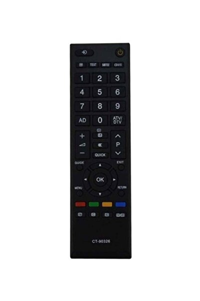 Generic Remote Control For Toshiba Smart LED HD TV Black