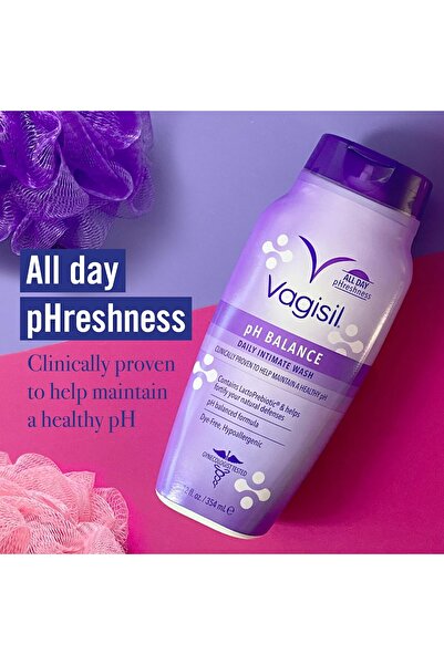 Vagisil pH Balance Daily Intimate Wash for Women, Gynecologist Tested, Hypoallergenic, 12 Fl Oz