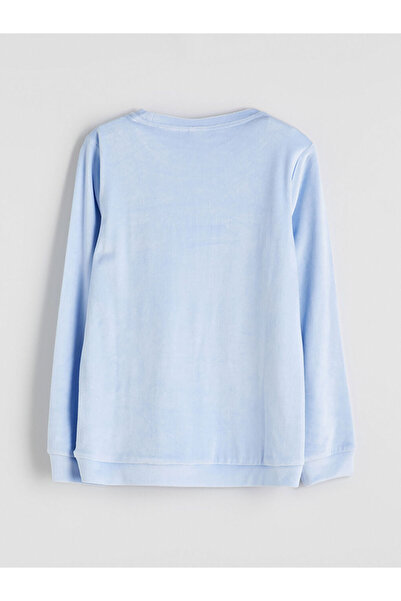 LC Waikiki Timeless Store: Timeless Recommendations | Crew Neck Velvet Girls Pajama Set