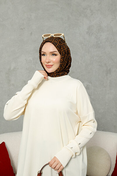 NEW DAĞ Tunic with Button Detail on the Sleeves
