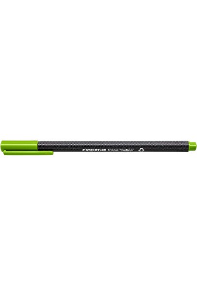 Staedtler Triplus Fineliner 0.3 mm, 10 Pens, Model 334-51, Light Green
