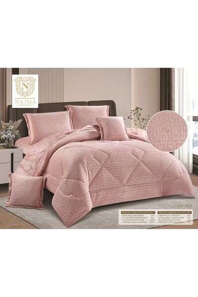 Moon Winter double bedspread, one of the finest modern models, consisting of 6 pieces, 230 x 250