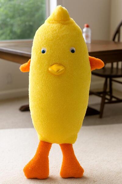 Beta Peluş dekoratif ördek yastık oyun arkadaşı oyuncak doğum günü hediyesi