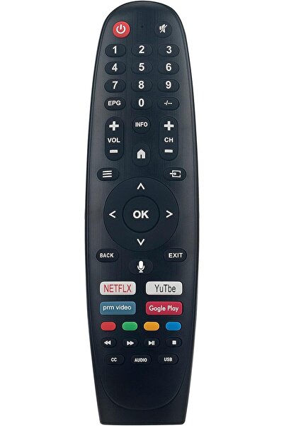 VINABTY جهاز تحكم عن بعد بديل للبحث الصوتي لتلفزيون Kaixon Android Smart TV E...