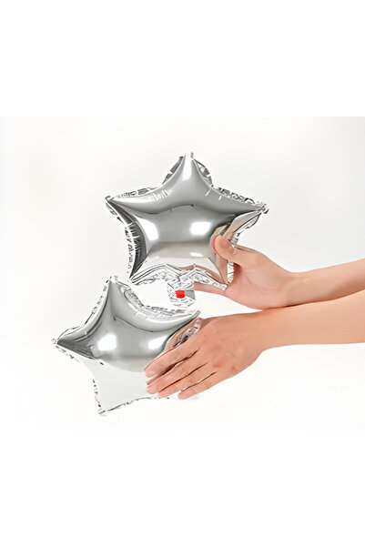 MAHLA Μπαλόνια από αλουμινόχαρτο σε σχήμα αστεριού - 5 ΤΕΜΑΧΙΑ - Επαναχρησιμοποιήσιμα - Πρωτοχρονιά - Χριστουγεννιάτικο στολίδι
