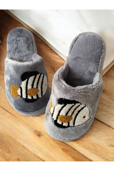 leon Fish figured house slippers