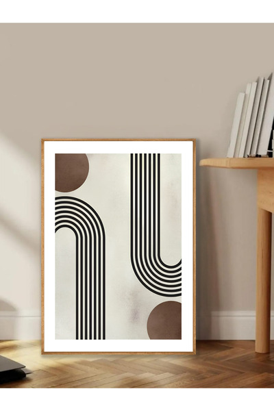 Tuba Decor Tablo dintr-o singură bucată cu rame din lemn pentru sufragerie, s...