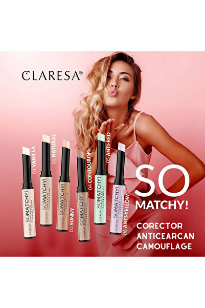Claresa Anticearcan Camouflage Corector, Somatchy 04- CONTOURING