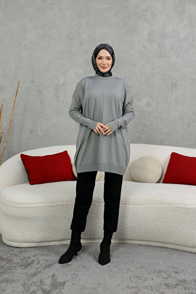 NEW DAĞ Tunic with Button Detail on the Sleeves