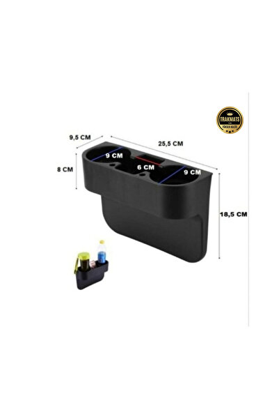 TRAKMATS %100 YÜKSEK KALİTE Mini Countryman (R60) 2010-2011-2012-2013-2014-2015-2016 between Seats Auto Cup Holder