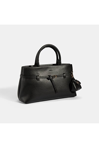 Desa Women's Black Shoulder Strap Handbag