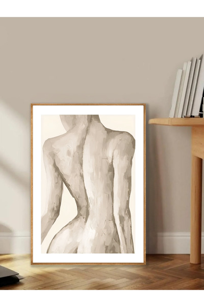 Tuba Decor Tablo dintr-o singură bucată cu rame din lemn pentru sufragerie, sufragerie, bucătărie