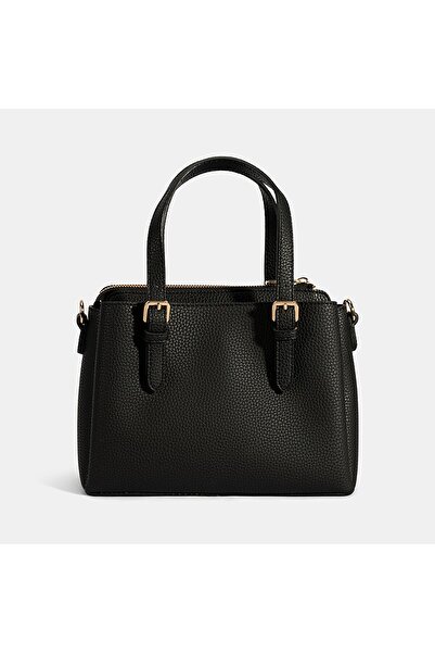 Desa Women's Black Shoulder Strap Handbag