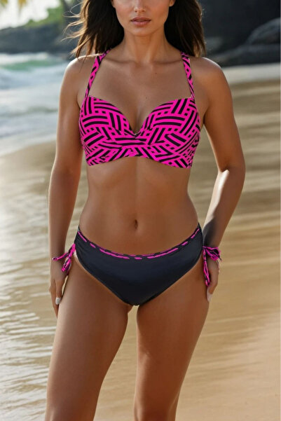 embody Costum de baie din două piese pentru femei, mărime mare, stil de vară,...